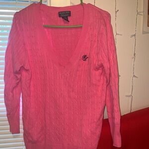Bubblegum pink Polo Ralph Lauren sweater